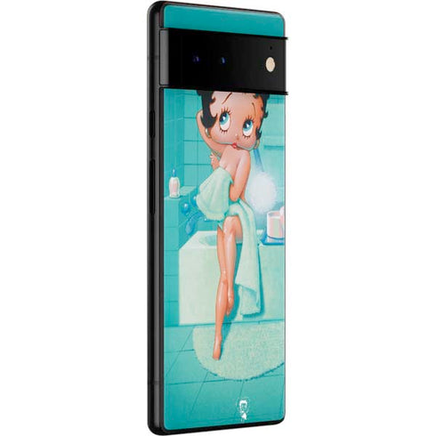 Betty Boop Bathing Google Pixel 6 Pro Skin